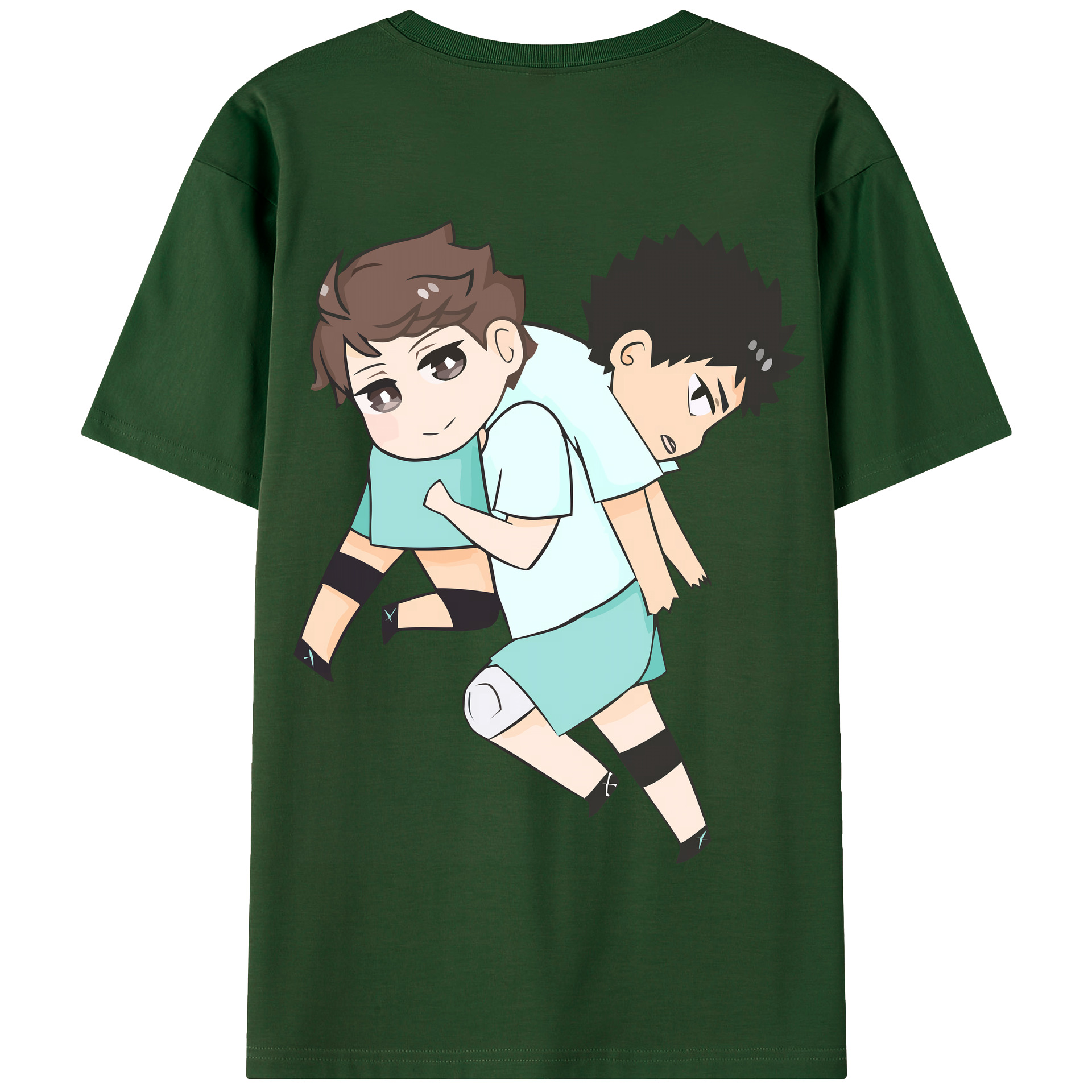 （画像用） ハイキュー!! Haikyu!! 綿100％半袖Tシャツ（背面プリント）